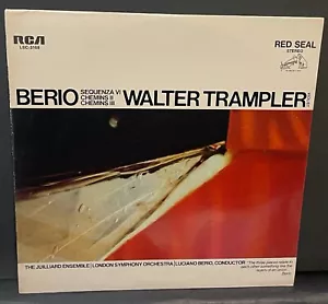new London Symphony BERIO Sequenza VI Chemins II & III TRAMPLER violist LSC-3168 - Imagen 1 de 2