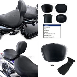 1998-up Honda Ace VT750 2004-up Honda Aero VT750 Rider Driver Backrest Pad Kit - Picture 1 of 17