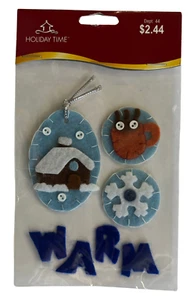 Pegatinas dimensionales de invierno para vacaciones álbumes de recortes y manualidades de nieve de Navidad - Imagen 1 de 1
