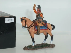 KING AND COUNTRY PNM047 BRITISH ROUNDHEAD SCOUT SIGNALLING MOUNTED TOY SOLDIER - Picture 1 of 2