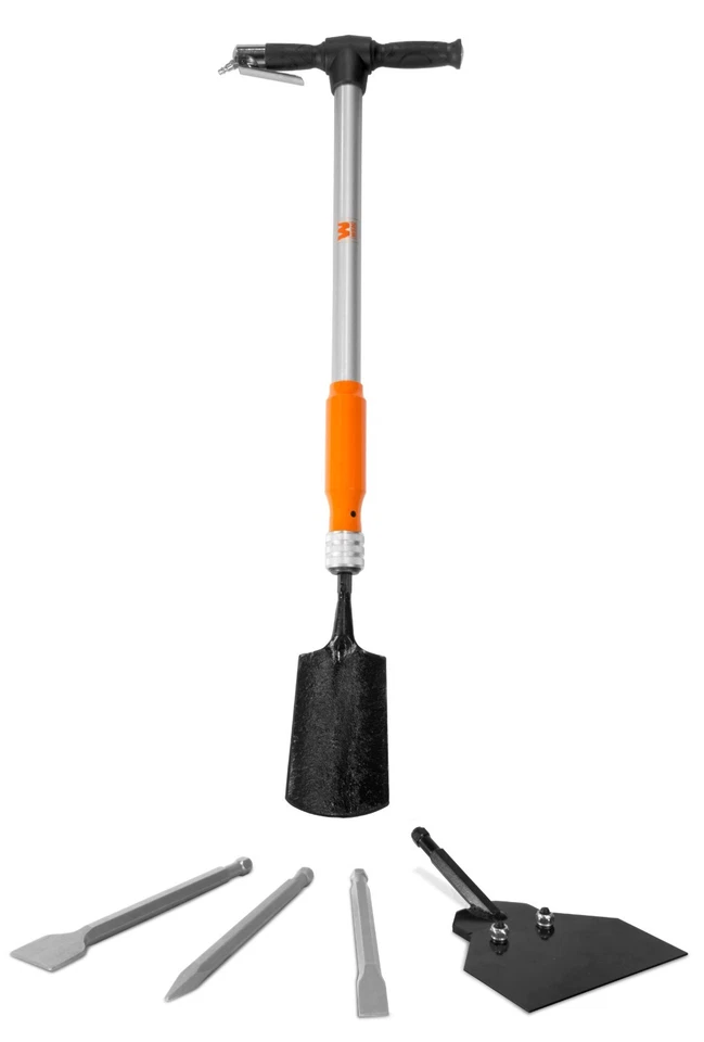 WEN 61635 5-in-1 Pneumatic Scraper, Shovel and Chisel