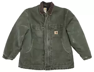 Carhartt Chore Jacke Gr. XL Canvas Steppmantel C26 MOS 4 Taschen Moosgrün - Bild 1 von 10