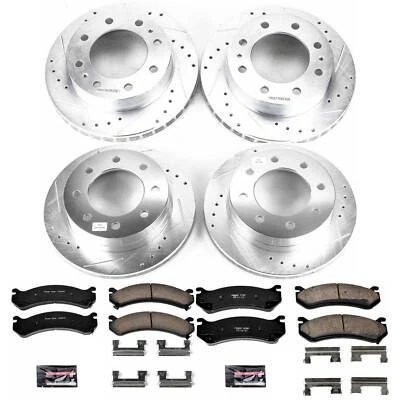 Kit de frenos de disco PowerStop - Delantero y trasero - Se adapta a Chevrolet Silverado 1500 HD 200 Foto 1 de 4