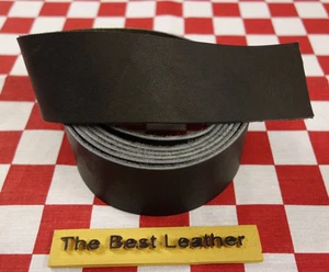 HORWEEN LATIGO NIGHT SWAMP 5oz. LEATHER 83" x 1.25" FOR BELT & STRAP 1st QLTY - Picture 1 of 1