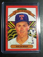1989 DONRUSS BASEBALL ⚾️ KING OF KINGS NOLAN RYAN No.665 TEXAS RANGERS Good Cond