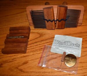 Majacraft Wool Mini Comb Set - Double Row Tines - Little Used