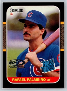 Rafael Palmeiro 2001 Donruss 20th Anniversary Rated Rookie Reprint /1987 RR18 - Picture 1 of 2