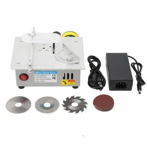 Mini Table Saw Mini Desktop Electric Saw Cutter Mini Desktop Saw Cutting Tool - Picture 1 of 12
