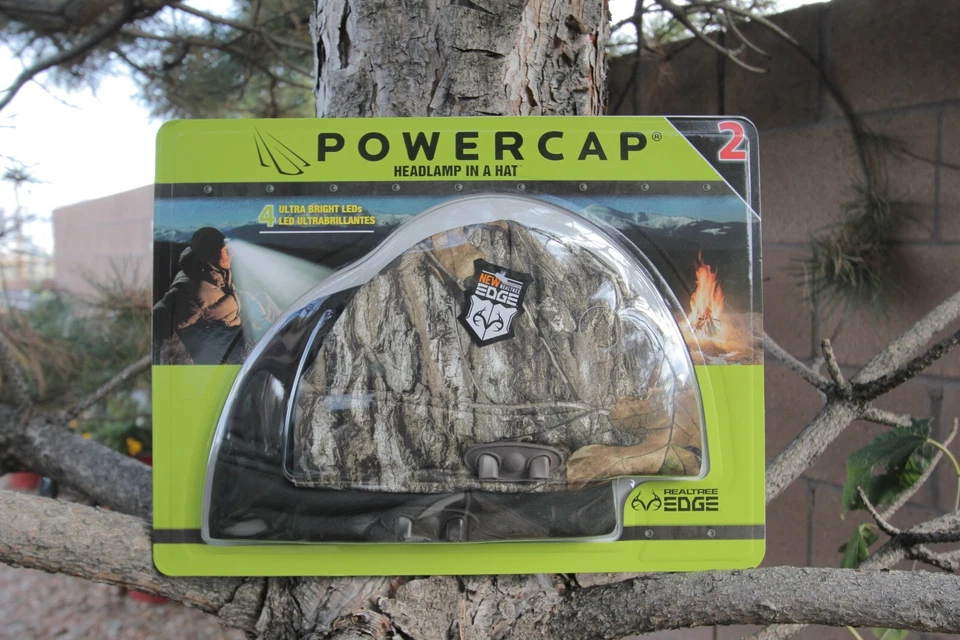 Realtree края фары Beanie 2 упаковки камуфляж, черный, светодиодный, Бесплатная доставка Batt включены - Изображение 1 из 4