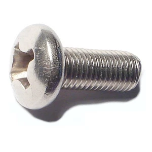 5/16"-24 x 3/4" 18-8 Stainless Phillips Pan Head Machine Screws (8 pcs.) - Picture 1 of 1