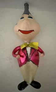 RARE VINTAGE DE CARLINI MAN CHRISTMAS ITALIAN BLOWN GLASS ORNAMENT - Picture 1 of 9