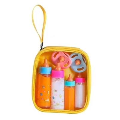 Accesorios para biberón para muñeca bebé - 6 piezas juguetes para biberón, amarillo mágico Foto 1 de 4