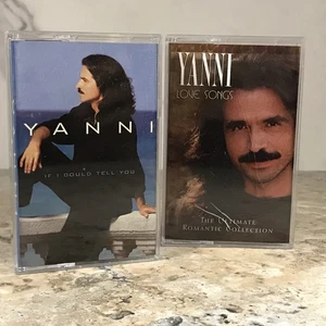YANNI IF I COULD TELL YOU & YANNI LOVE SONGS CASSETTE TAPE BUNDLE - Picture 1 of 6
