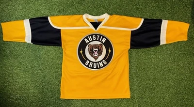 Camiseta deportiva de hockey juvenil vintage NAHL Austin Bruins 2014-2015 Foto 1 de 4