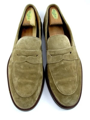 Allen Edmonds "COMO" Men's Penny Loafer 11 D Tobacco Suede WORN ONCE  (691N) - Image 1 of 4