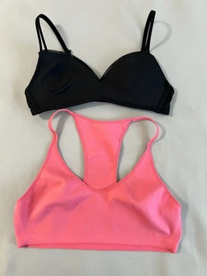 Lote Sujetador Deportivo Aerie Talla Mediana/32A Negro/Rosa Mujer’s  Foto 1 de 4