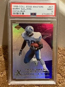 Barry Sanders 1999 Collectors Edge Masters Excalibur PSA 9 #X7 Lions POP 1 NO 10 - Bild 1 von 1