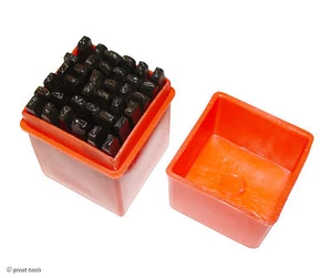 1/8" LETTER NUMBER STAMP SET – metal working punch stamps tool alphanumeric - Picture 1 of 1