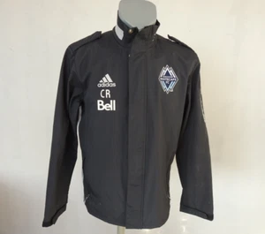 Giacca a vento uomo Vancouver Whitecaps Adidas grigia full zip taglia M calcio - Foto 1 di 7