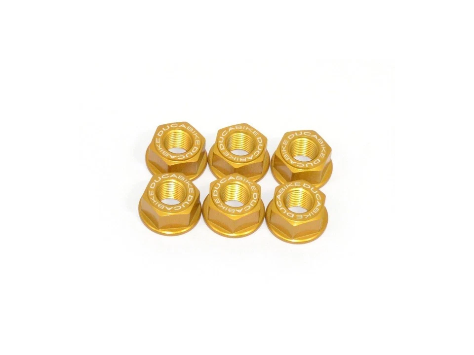 Nuts Set Rear Sprocket Carrier G Ducabike Ducati Monster 1000 2003 > 2005 B03B Foto 1 de 1