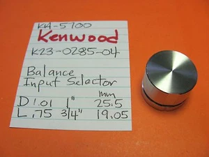 📈AMPLIFICADOR INTEGRADO KENWOOD K23-0285-04 PERILLA SELECTORA ENTRADA BALANCE KA-5700 - Imagen 1 de 3