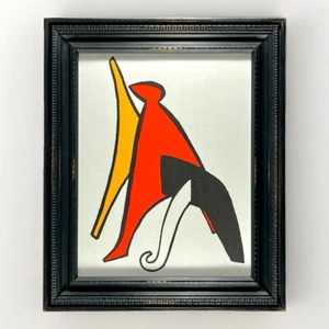 Calder Original Litho Spiny Top, Curly Bottom Custom Framed 1963 FMG CAL 0539 - Picture 1 of 10