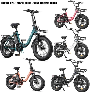 L20 2.0 Ebike 750W Electric Bikes for Adults 20" Fat Tire Step-Thru E-Bike - Picture 1 of 12
