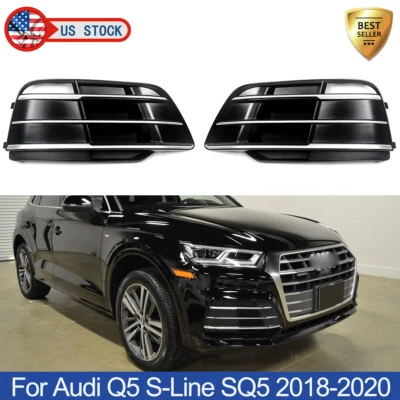 Front Bumper Lower Grille Grill Cover For Audi Q5 S-Line SQ5 2018-2020 Sport - Изображение 1 из 4