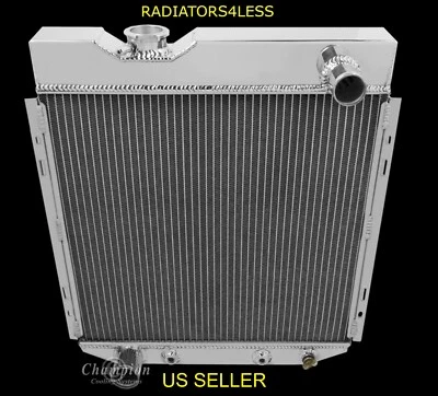 RADIADOR CHAMPION 3 FILAS ALUMINIO 65 66 FORD MUSTANG V8 SWAP FALCON COMET Foto 1 de 2