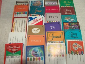 100 Trivial Pursuit + Other Trivia Cards - You pick the edition  Genus & More - Picture 1 of 68