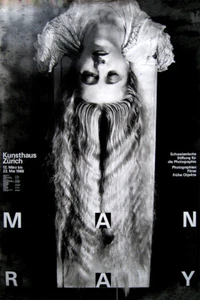 Man Ray Swiss Photo Expo Zurich 1988 Vintage Art Mural Décoration Maison - AFFICHE 20x30 - Photo 1 sur 4