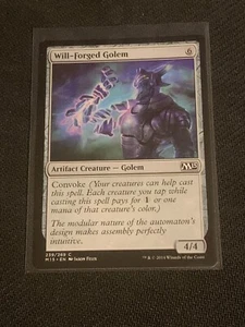 Magic the Gathering 2015 Will Forged Golem - Picture 1 of 2