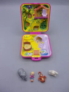Playset Vintage 1993 Polly Pocket Pet Parade Collezione Wild Zoo World - Completo - Foto 1 di 6