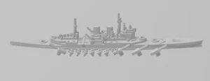 Rinomato - Royal UK Navy - Torretta Rotante - Wargaming - Miniatura Navale - Foto 1 di 3