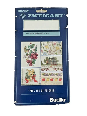 Bucilla Zweigart Hardanger Bright White Fabric Cross Stitch 22 Count 15x18" - Image 1 of 4