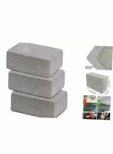 3er Pack Grill Magic Stone Grillplatte/Grill BBQ Reiniger Reinigungsblock - Bild 1 von 7