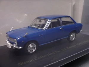 Nissan Sunny 1000 1966 1/43 Scale Box Mini Car Display Diecast - Picture 1 of 11