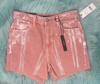 Pantalones Cortos Jean J Brand Color Coral Jules Tiro Alto Pintado Portal 26 Nuevos con Etiquetas $188 Foto 1 de 3