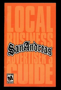 Grand Theft Auto: San Andreas (Sony PlayStation 2 PS2) **SOLO MANUAL** - Imagen 1 de 3