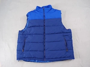 Sears outdoor life mens XXL vintage blue puffer vest - Picture 1 of 11