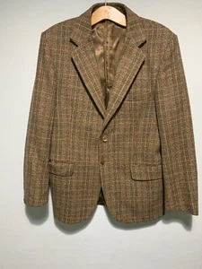 Vintage Harbarry Of England Men’s Tweed Jacket Chest 42" Great Condition Check - Picture 1 of 9