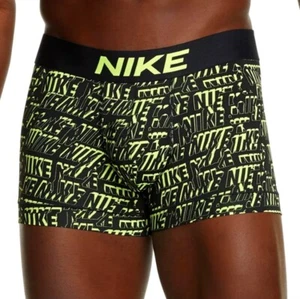 NIKE Essential Micro Single Limited Edition Boxer Brief Green Logo Black Volt XL - Picture 1 of 8
