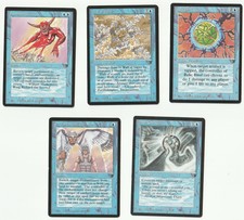 Relic Bind, Boomerang, + 3 - Legends - LP - Magic the Gathering - Blue