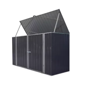 Metal Large Storage Garden Shed Bike Unit Tools Bicycle Store Can Put 2-3 Bikes - Picture 1 of 12