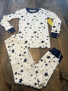 Hanna Andersson Size 5 Two Piece blue Stars Organic Cotton New - Picture 1 of 4