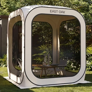 Gazebo 1,7X1,7M Pieghevole Esterno Resistente, Tendone Da Esterno per 2-3 Person - Foto 1 di 12