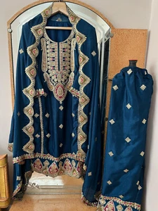 Pakistani Dress Salwar Kameez Ready To Wear Suits Indian Wedding Party Bollywood - Picture 1 of 6
