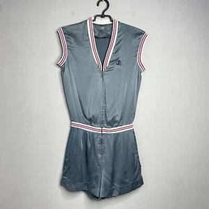 Alexander McQueen Damen Strampler grau Seide ärmellos V-Ausschnitt Größe IT42 - Bild 1 von 23