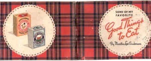 BUENAS COSAS para comer por Martha Lee Anderson ~ 1940 folleto de recetas - Imagen 1 de 2