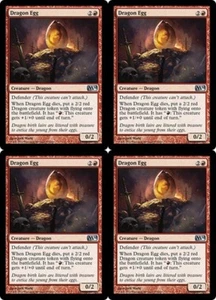 MTG - 4x DRAGON EGG - M14/Core Set 2014 (U) - Picture 1 of 1